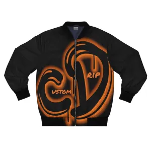 Custom Drip Logo Bomber Jacket