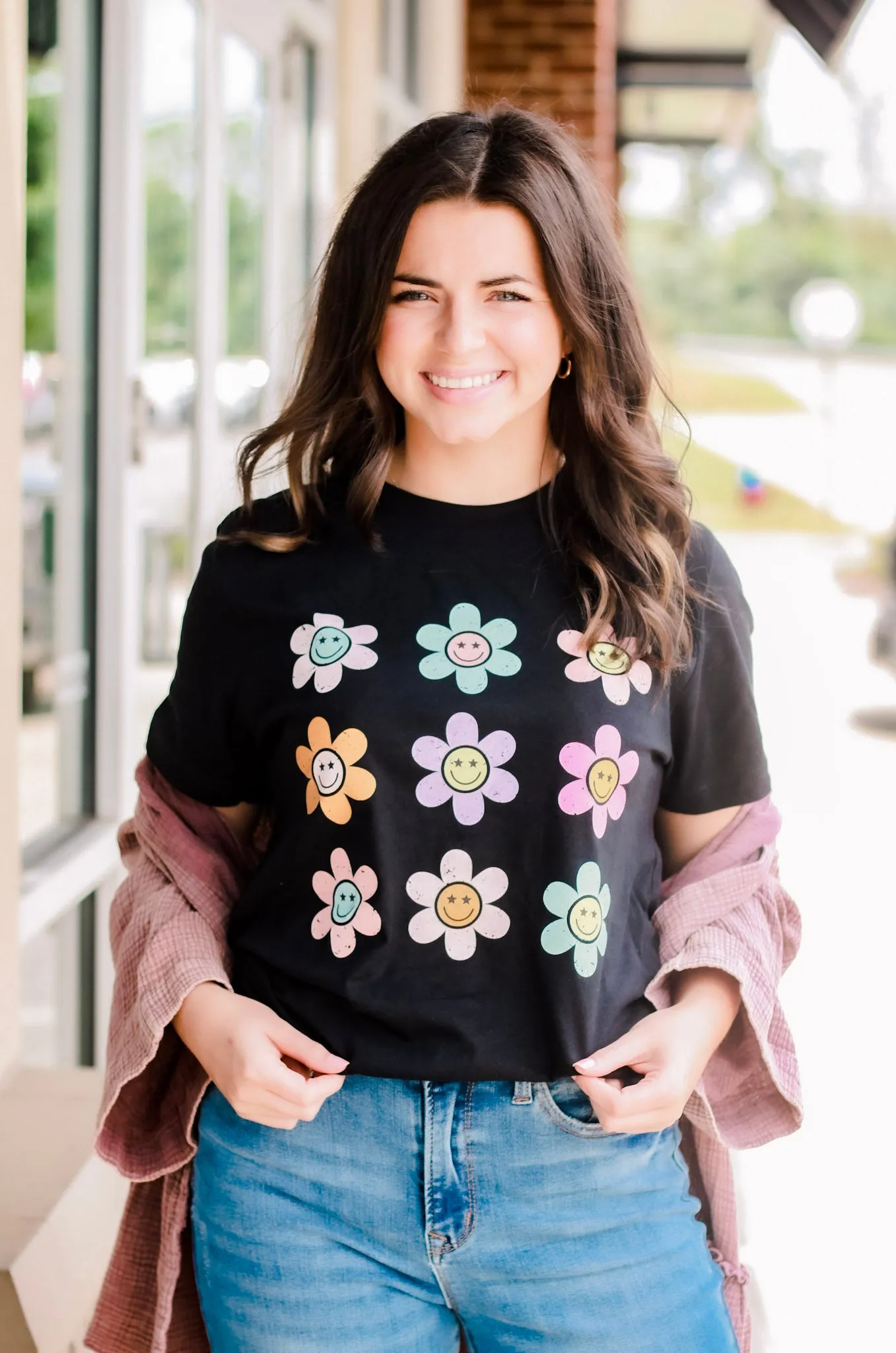 Daisy Happy Face Tee