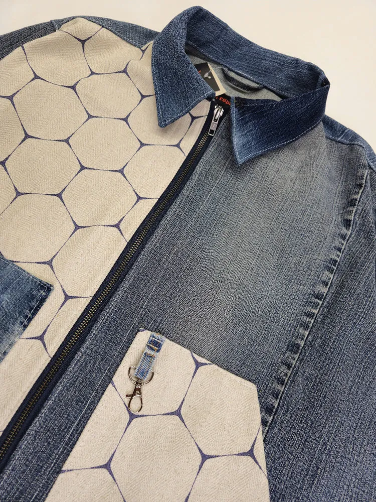 Denim Honeycomb Jacket