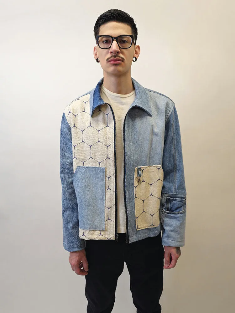 Denim Honeycomb Jacket