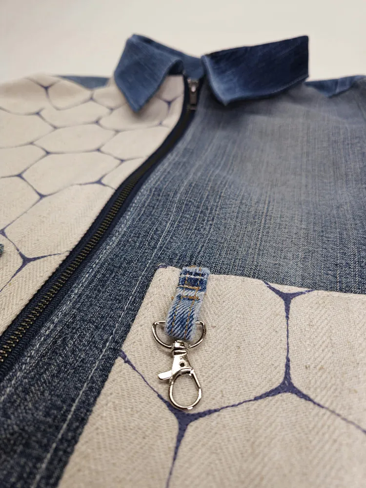 Denim Honeycomb Jacket