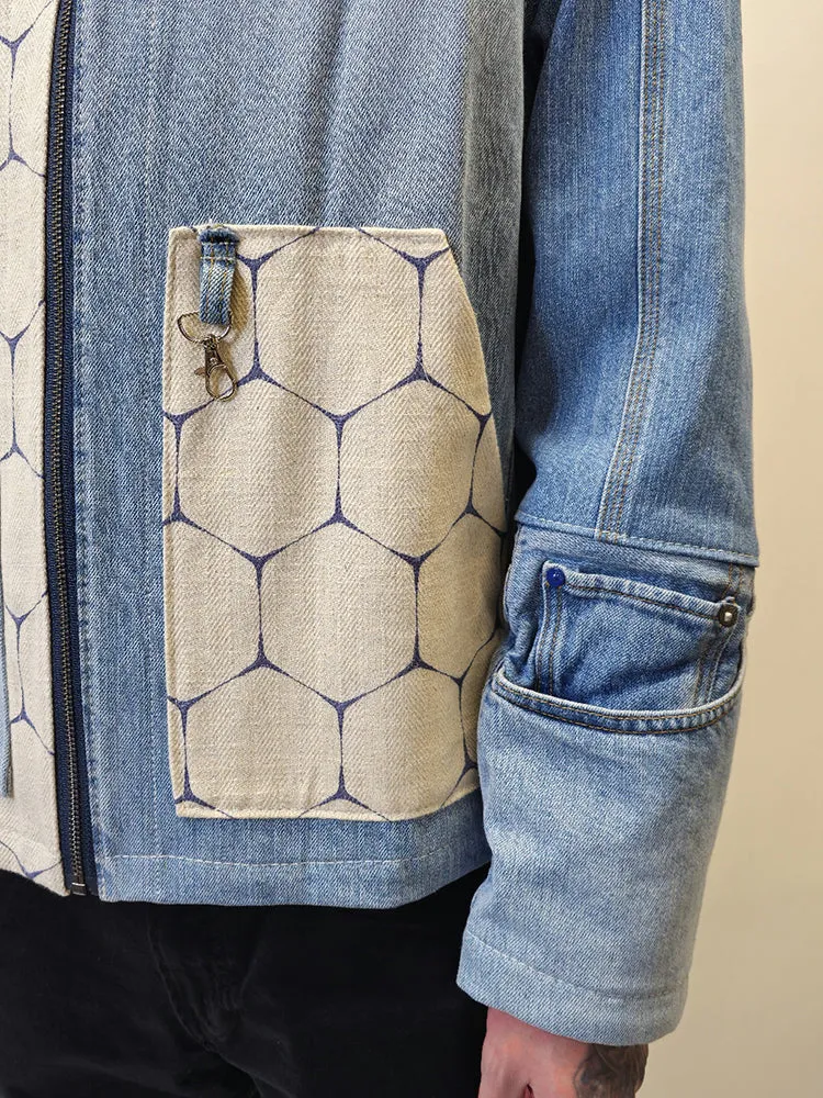 Denim Honeycomb Jacket