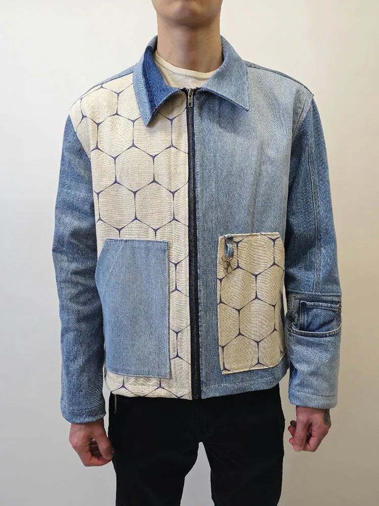 Denim Honeycomb Jacket