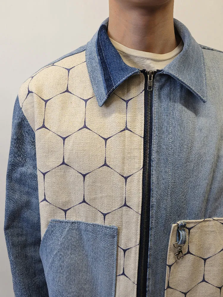 Denim Honeycomb Jacket