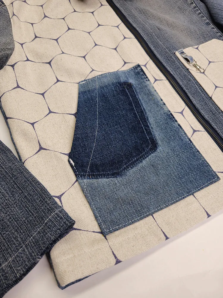 Denim Honeycomb Jacket