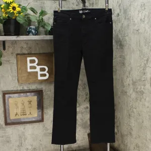 DG2 by Diane Gilman Classic Stretch Boot Cut Jeans Black 14