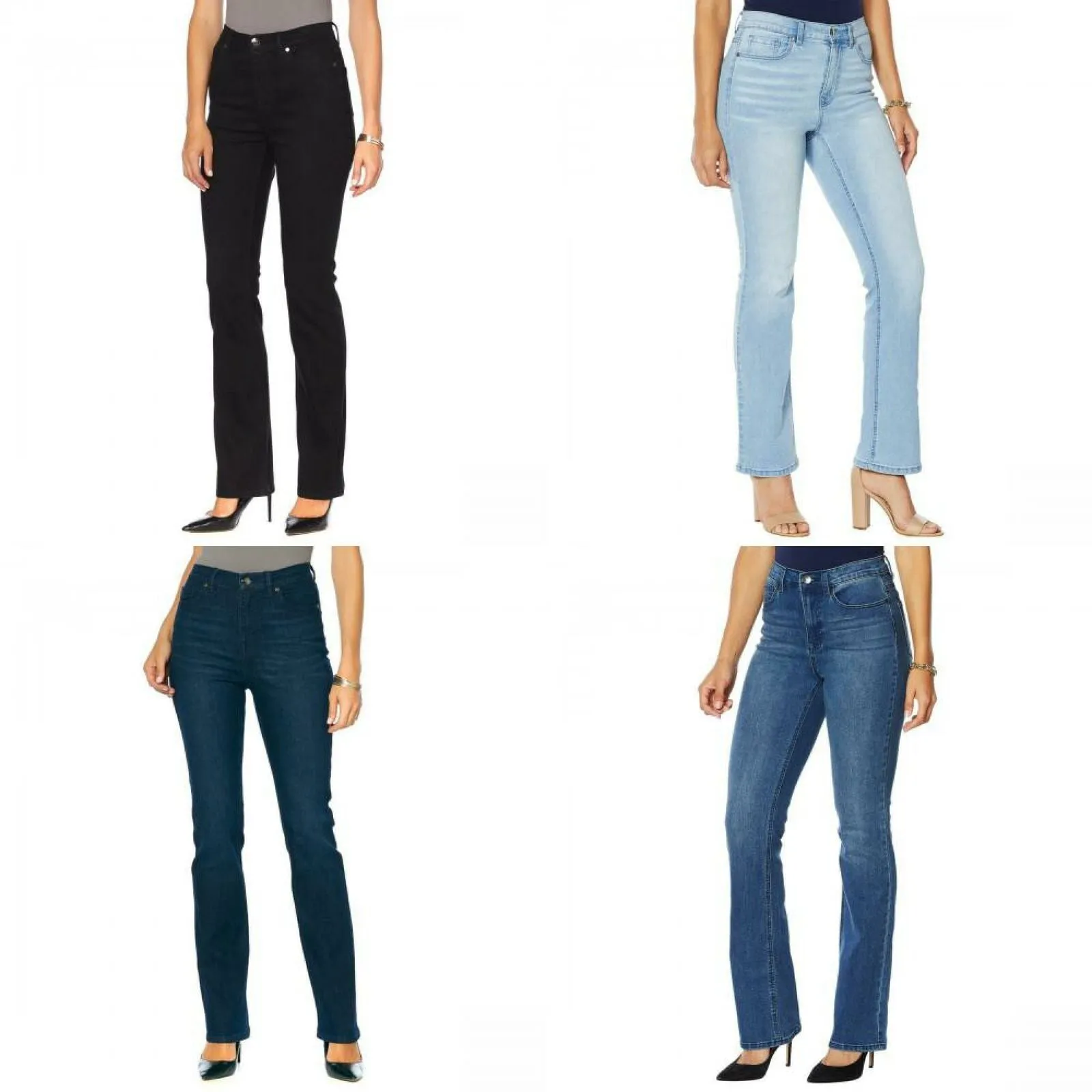 DG2 by Diane Gilman Women's Classic Stretch Boot Cut Jeans