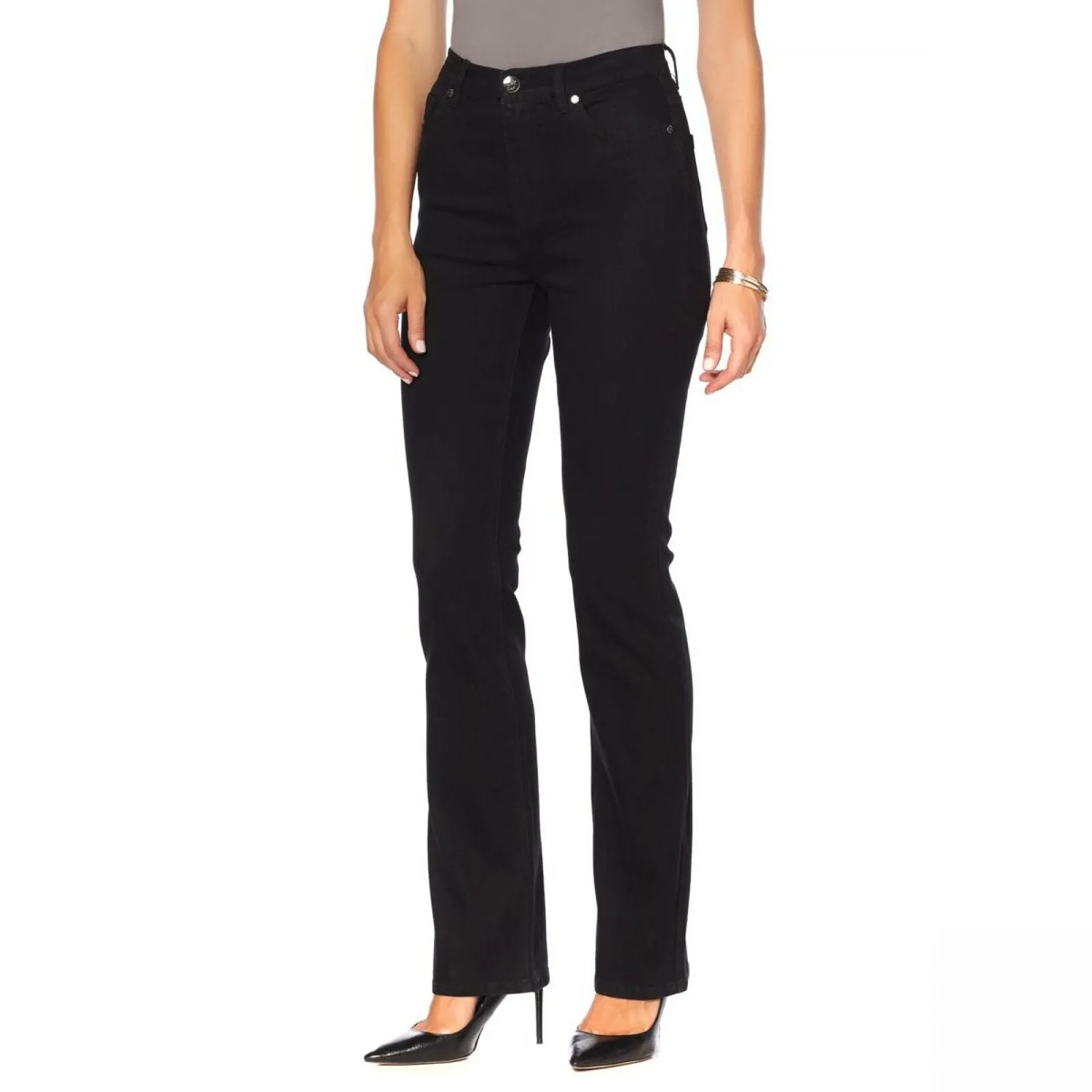 DG2 by Diane Gilman Women's Classic Stretch Boot Cut Jeans