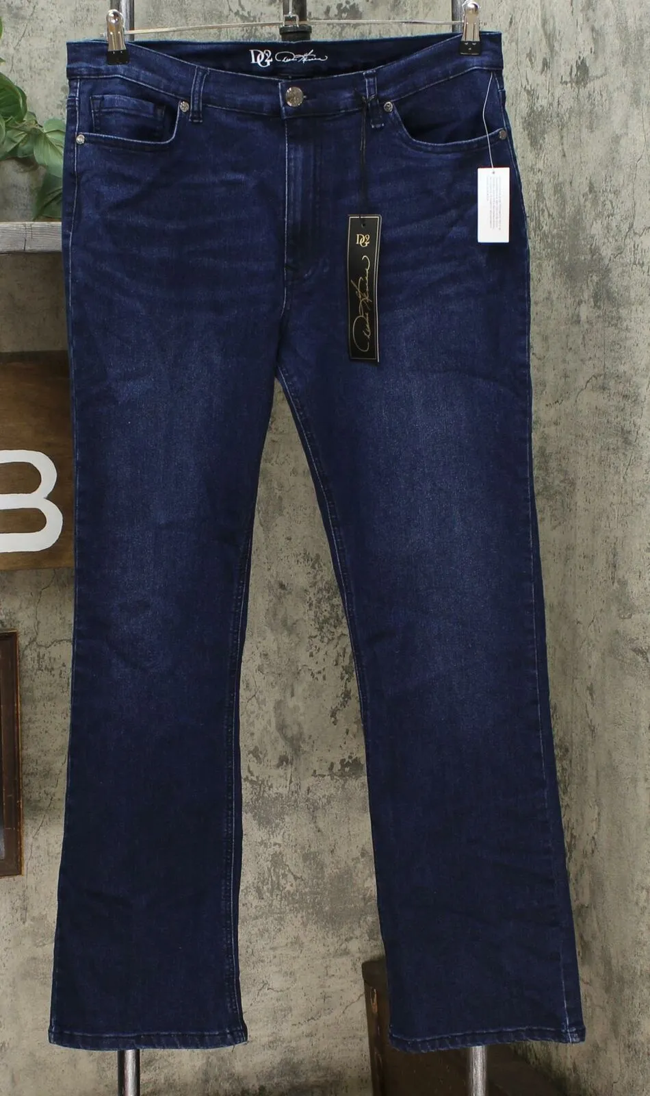 DG2 by Diane Gilman Women's Classic Stretch Boot Cut Jeans