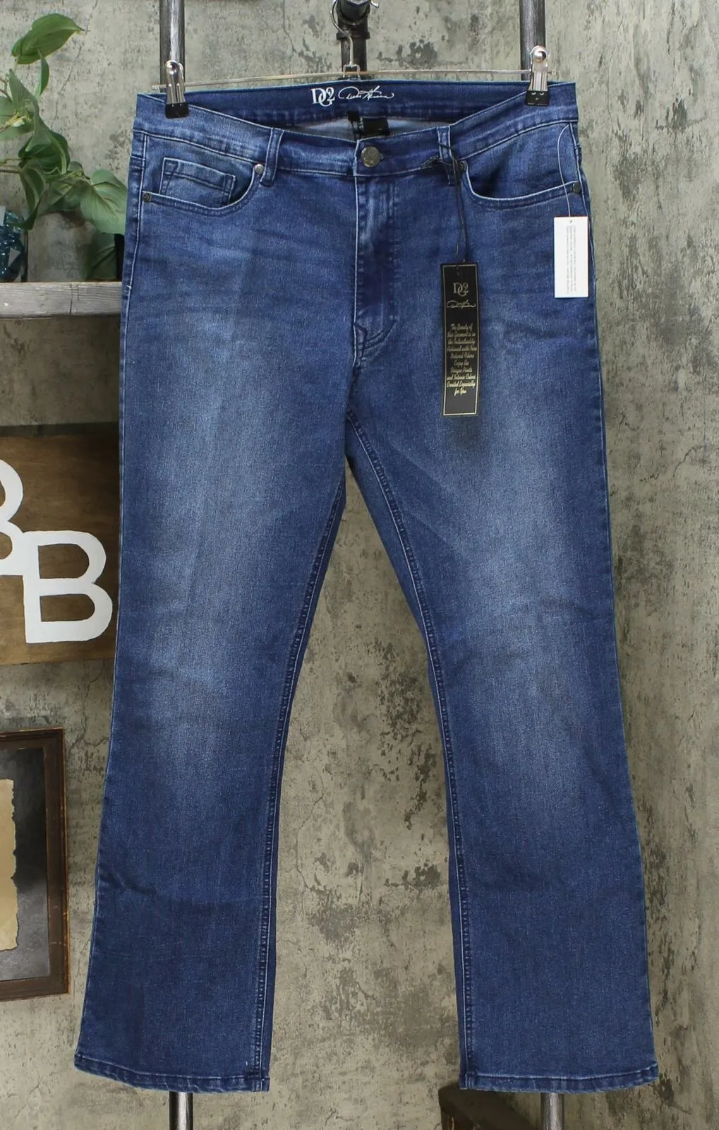 DG2 by Diane Gilman Women's Petite Classic Stretch Denim Boot Cut Jeans
