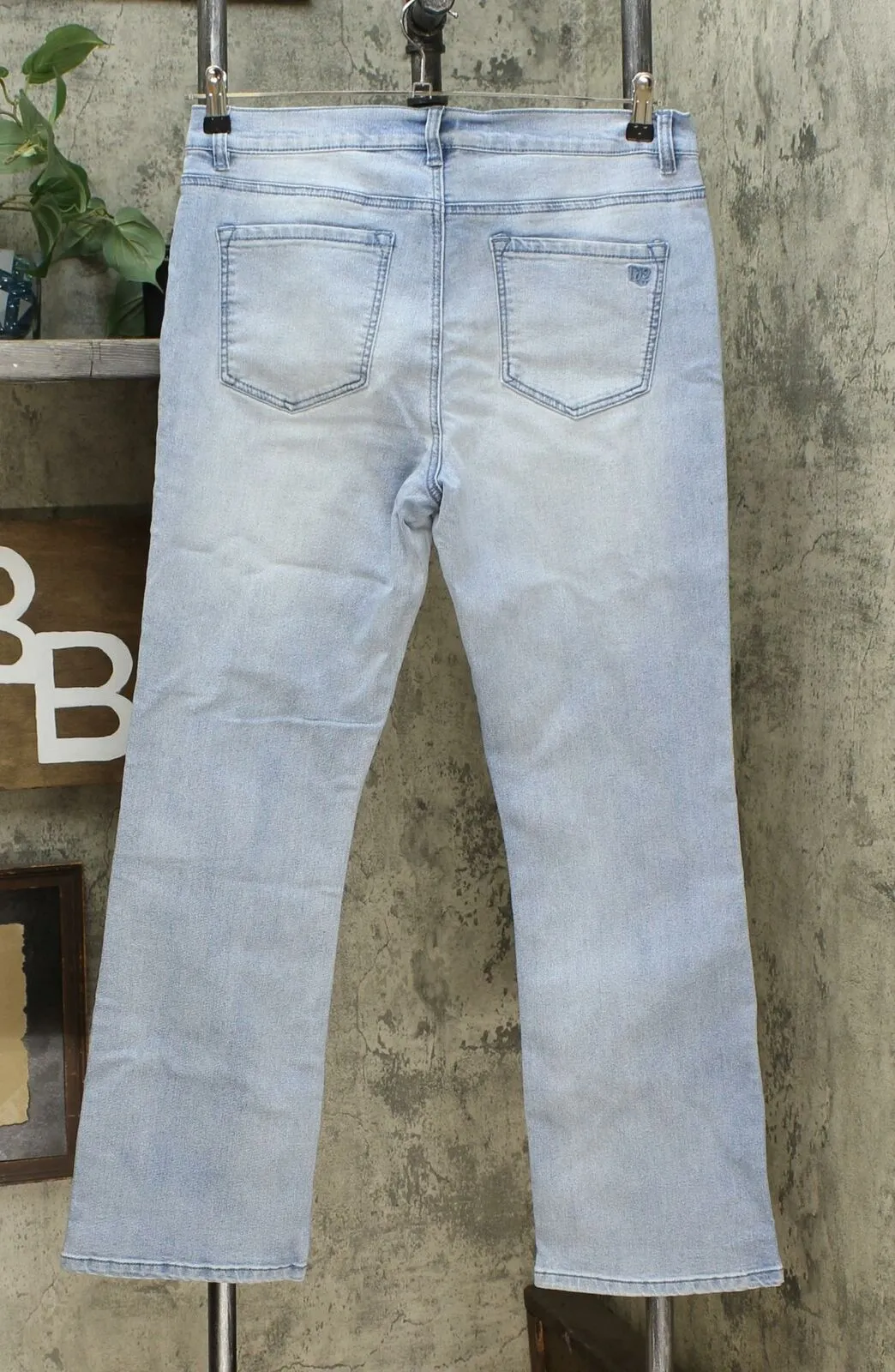 DG2 by Diane Gilman Women's Petite Classic Stretch Denim Boot Cut Jeans