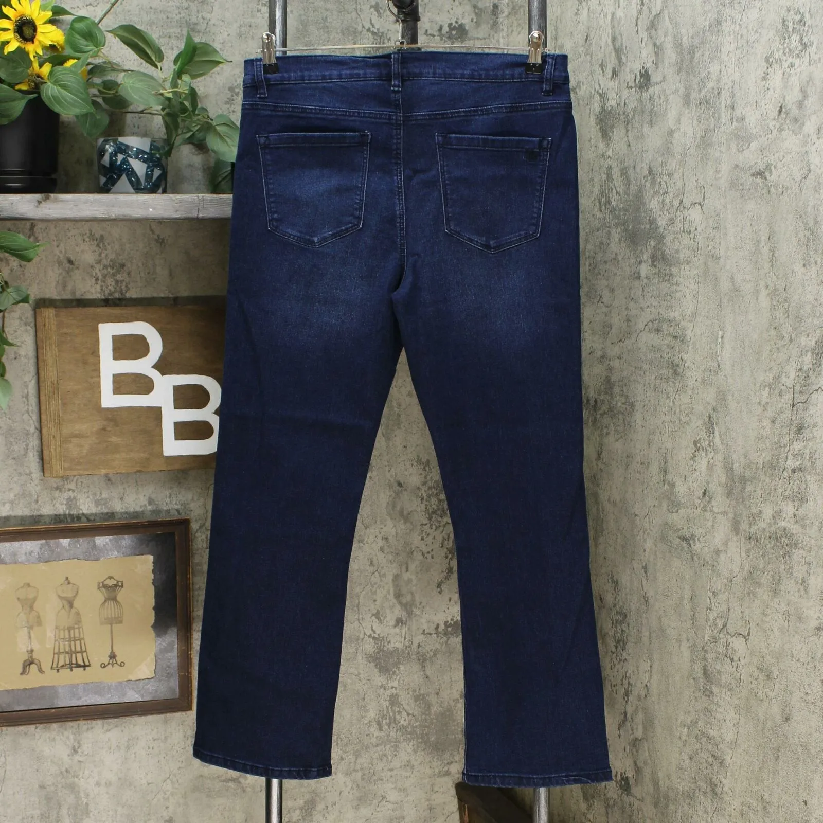 DG2 by Diane Gilman Women's Petite Classic Stretch Denim Boot Cut Jeans