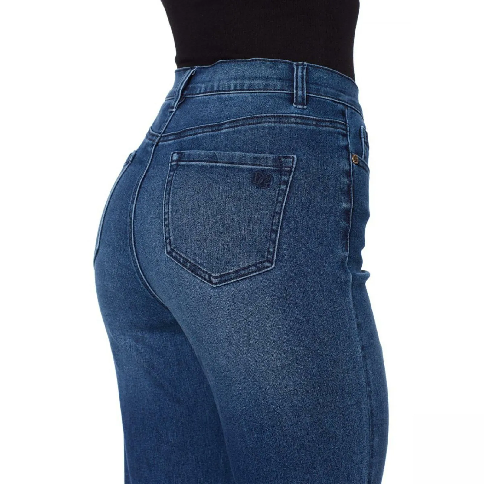 DG2 by Diane Gilman Women's Virtual Stretch Boot Cut Jeans