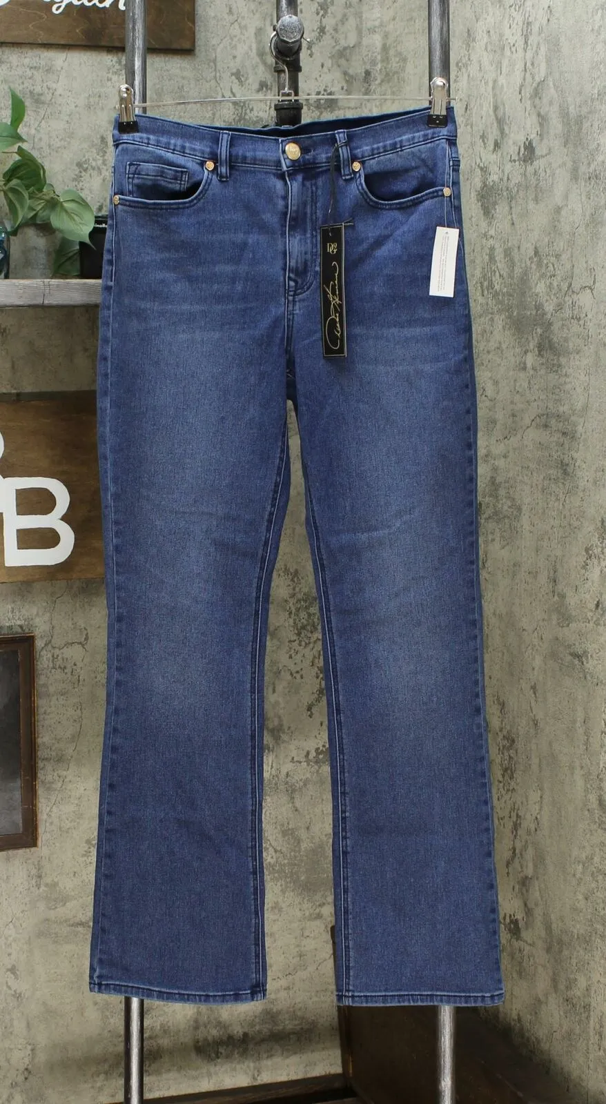 DG2 by Diane Gilman Women's Virtual Stretch Boot Cut Jeans