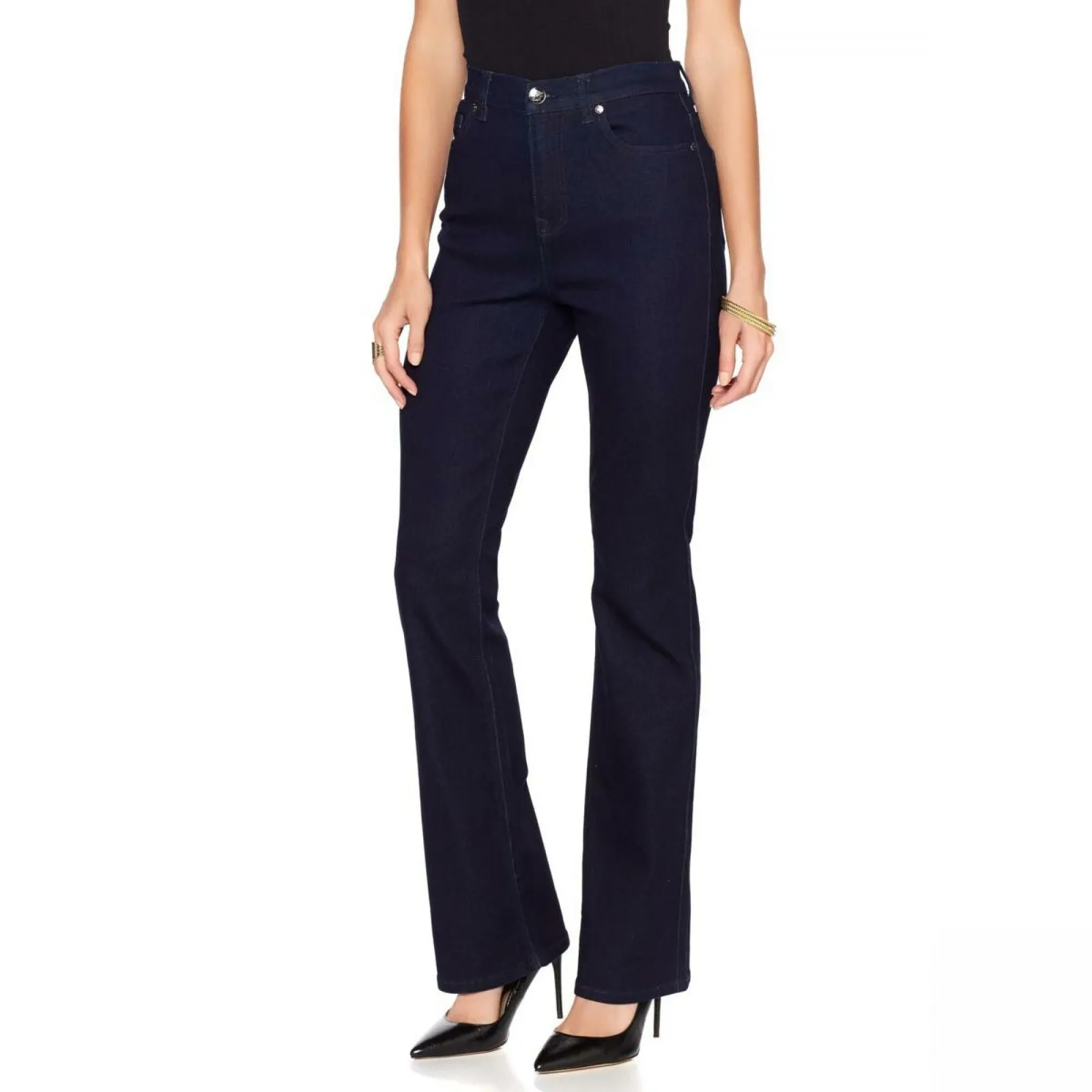 DG2 by Diane Gilman Women's Virtual Stretch Boot Cut Jeans