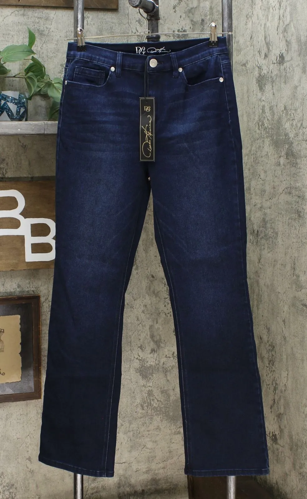 DG2 by Diane Gilman Women's Virtual Stretch Boot Cut Jeans