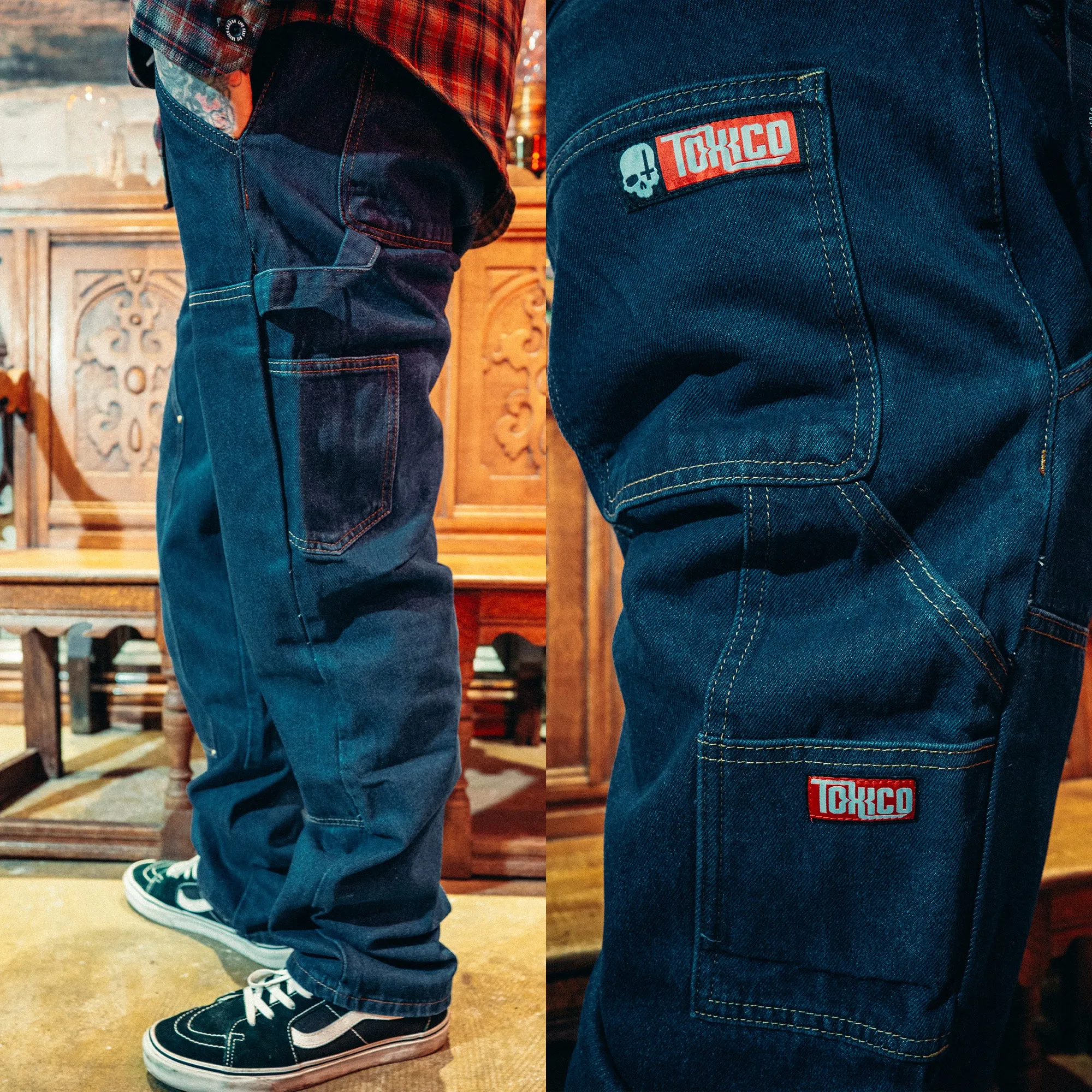 Double Front Carpenter Jeans