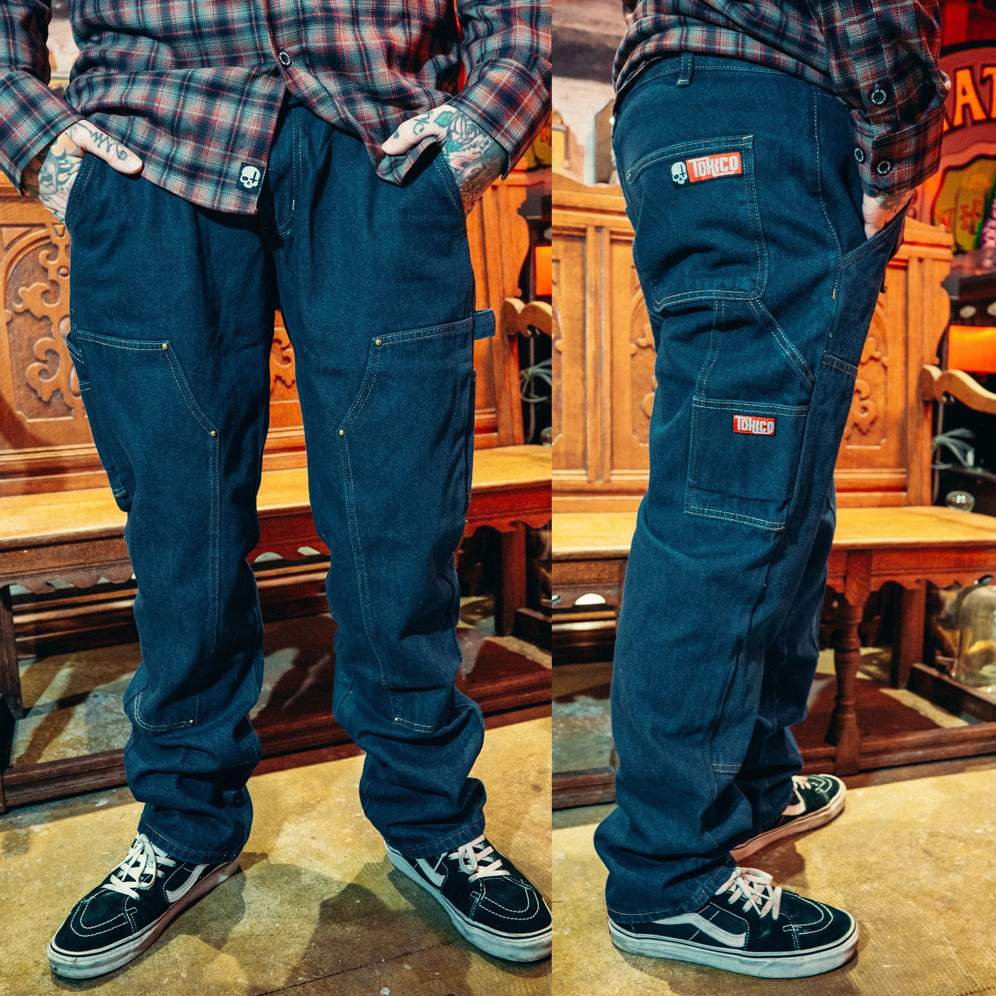 Double Front Carpenter Jeans
