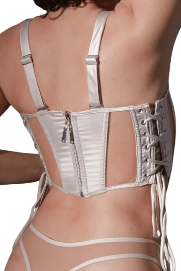 Dripping in Jewels Corset - Champagne