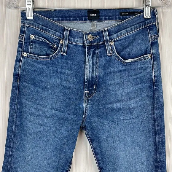 EDWIN ELIN CROP STRAIGHT JEANS