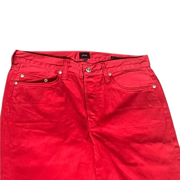 Edwin, Size-28x29, Red, Caí, Straight Leg Denim Jeans. NWT @13