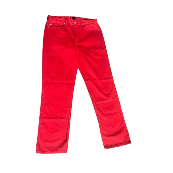 Edwin, Size-28x29, Red, Caí, Straight Leg Denim Jeans. NWT @13