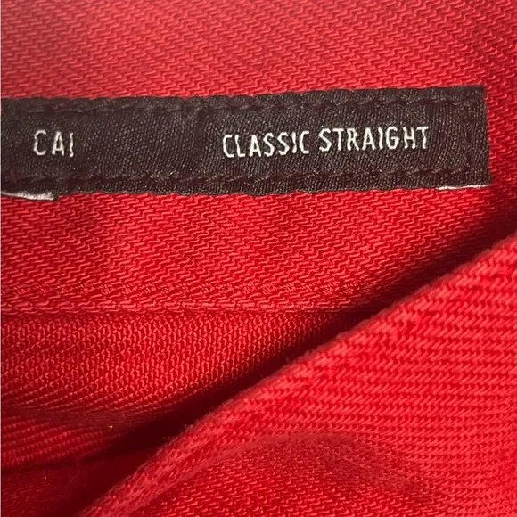 Edwin, Size-28x29, Red, Caí, Straight Leg Denim Jeans. NWT @13