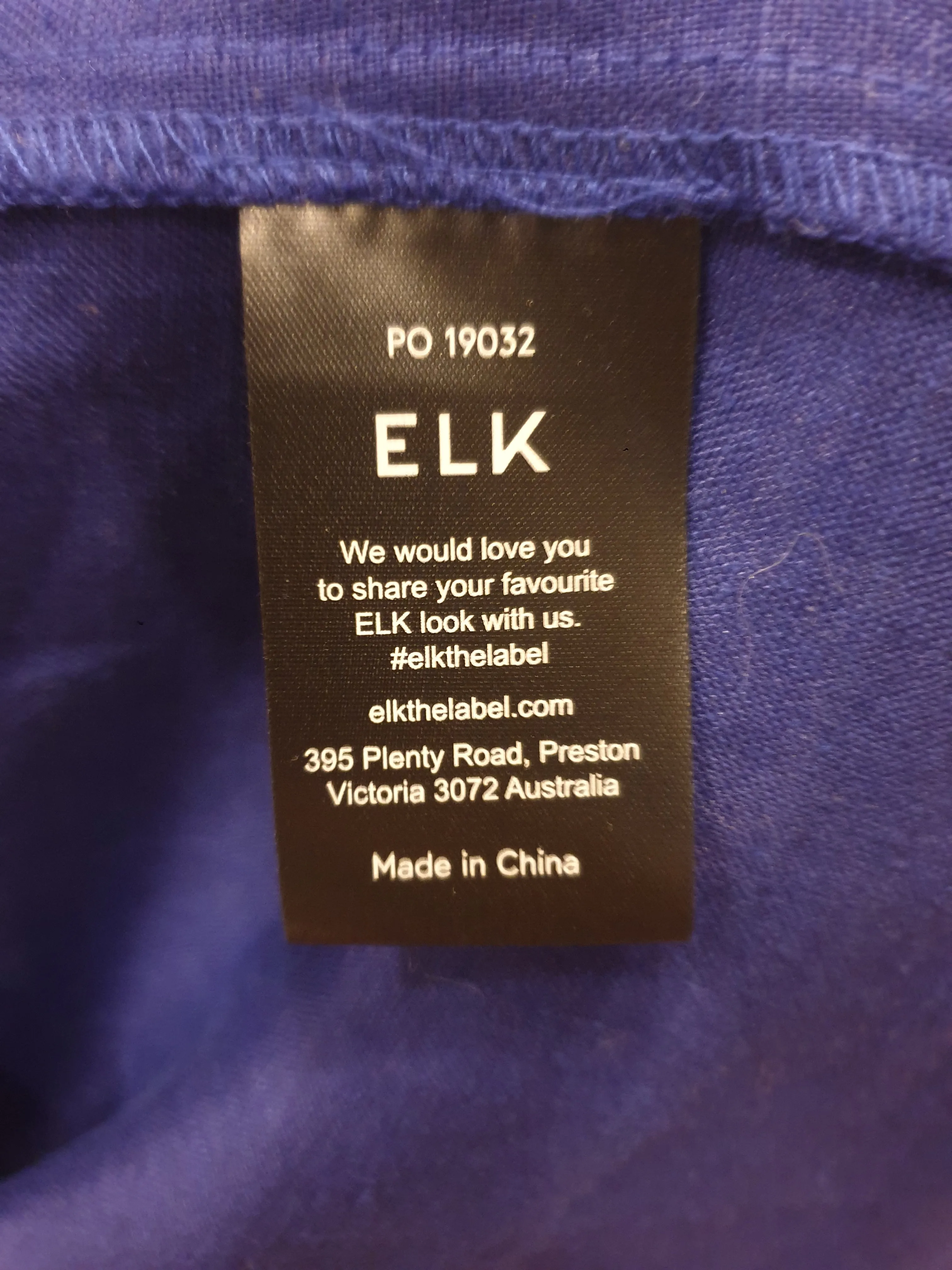 Elk bluey purple 100% linen sleeveless top size 12