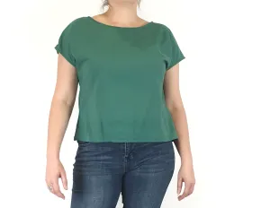 Essaye by Surface Art green cotton top size L
