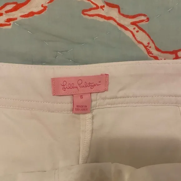 EUC Lilly Pulitzer White Colette Skort