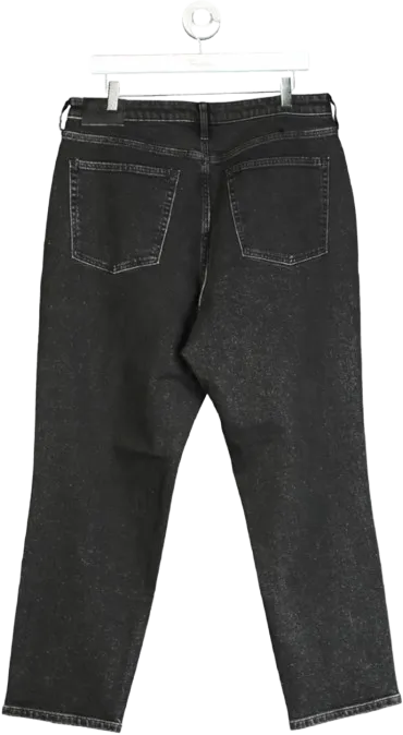 EVERLANE Black The Curvy Cheeky® Straight Jean W33