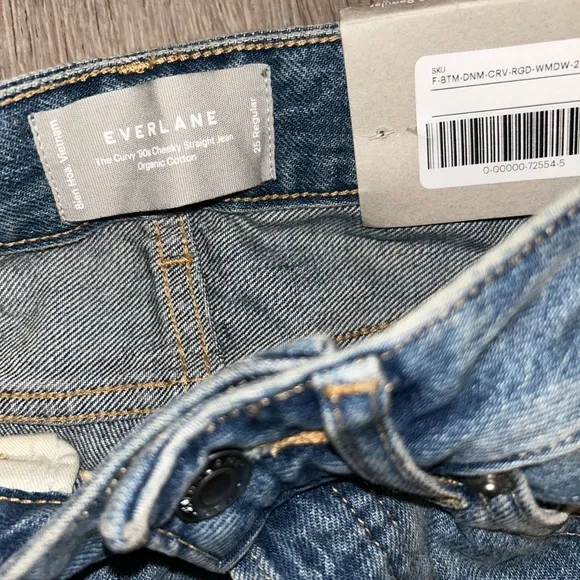 Everlane The Curvy 90s Cheeky Straight Jean Size 25
