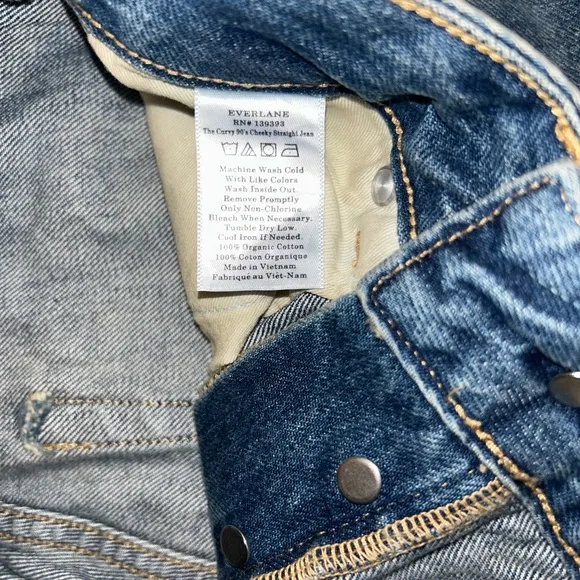 Everlane The Curvy 90s Cheeky Straight Jean Size 25