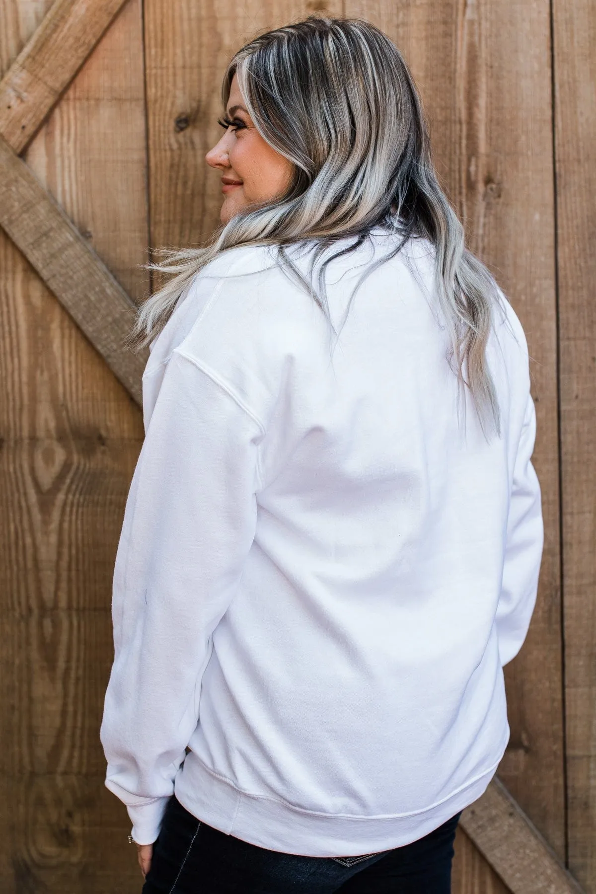 Express Your Love "Mama" Crew Neck- White