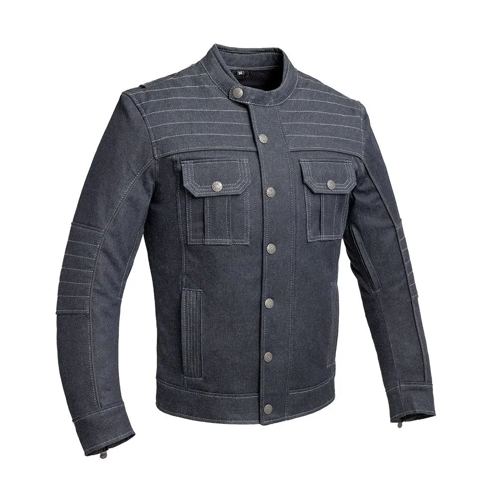 Falcon Men's Thunder Denim Motorcycle Jacket