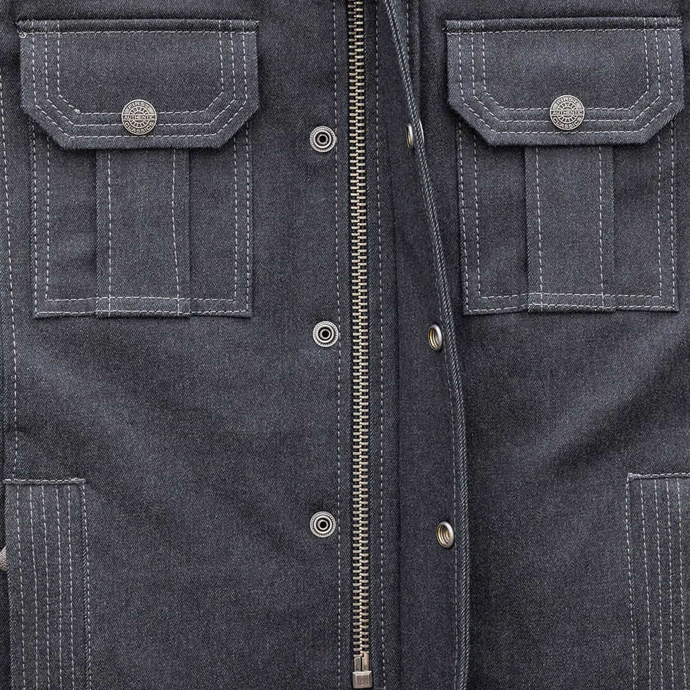 Falcon Men's Thunder Denim Motorcycle Jacket