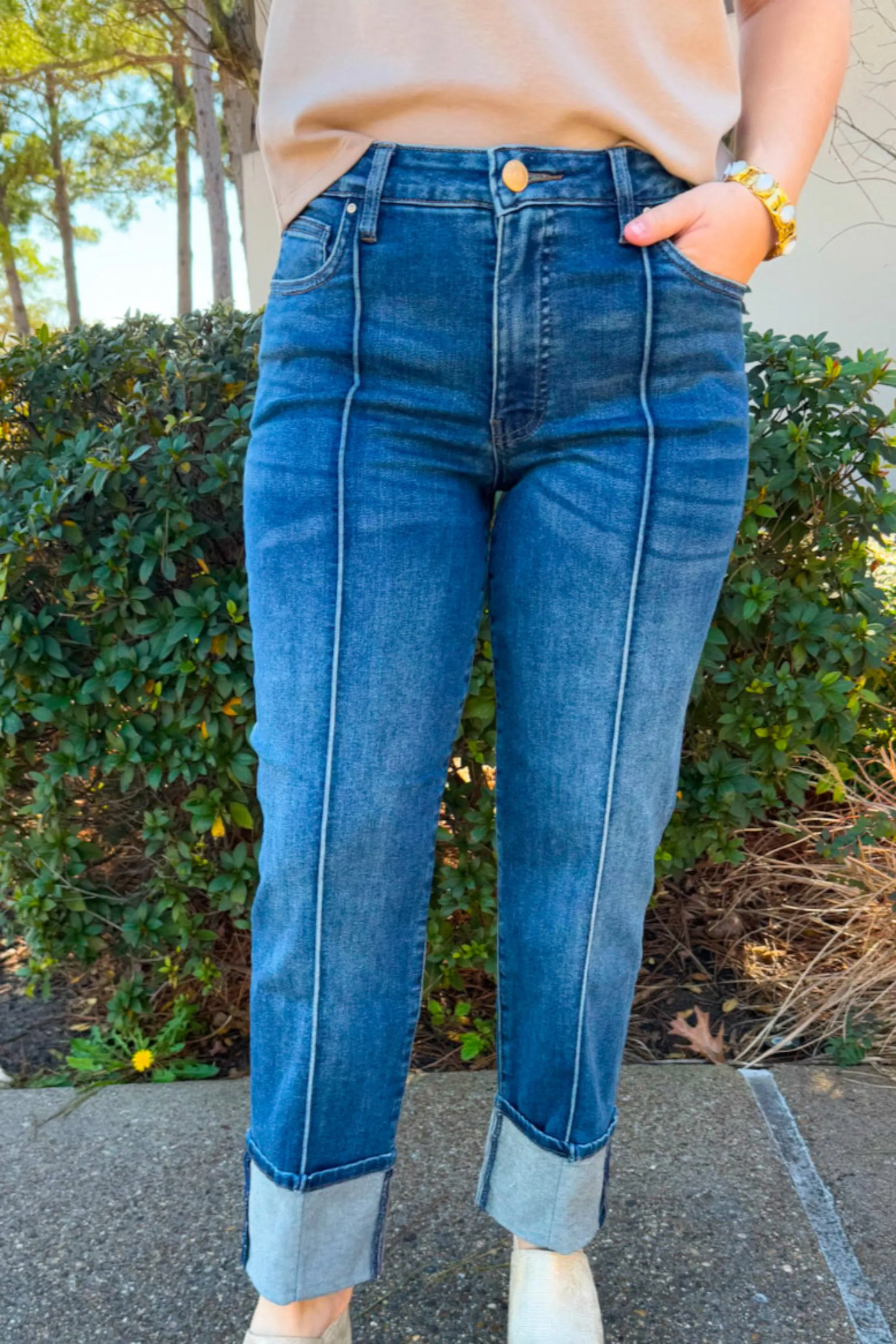 Fay High Rise Straight Leg