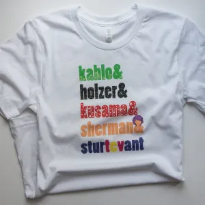 FEMALE ARTIST MATES - (NO NECK LOGO) Short Sleeve Adult Tee