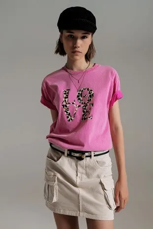 (Final Sale) Love Leopard Tee