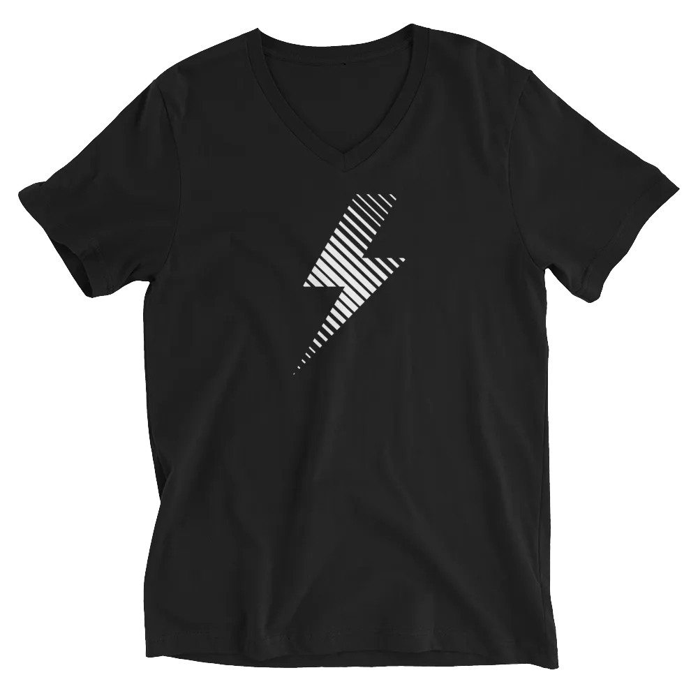 Flash Short V-Neck T-Shirt Black