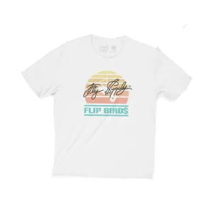 Fly Supply Flip Birds White Tee