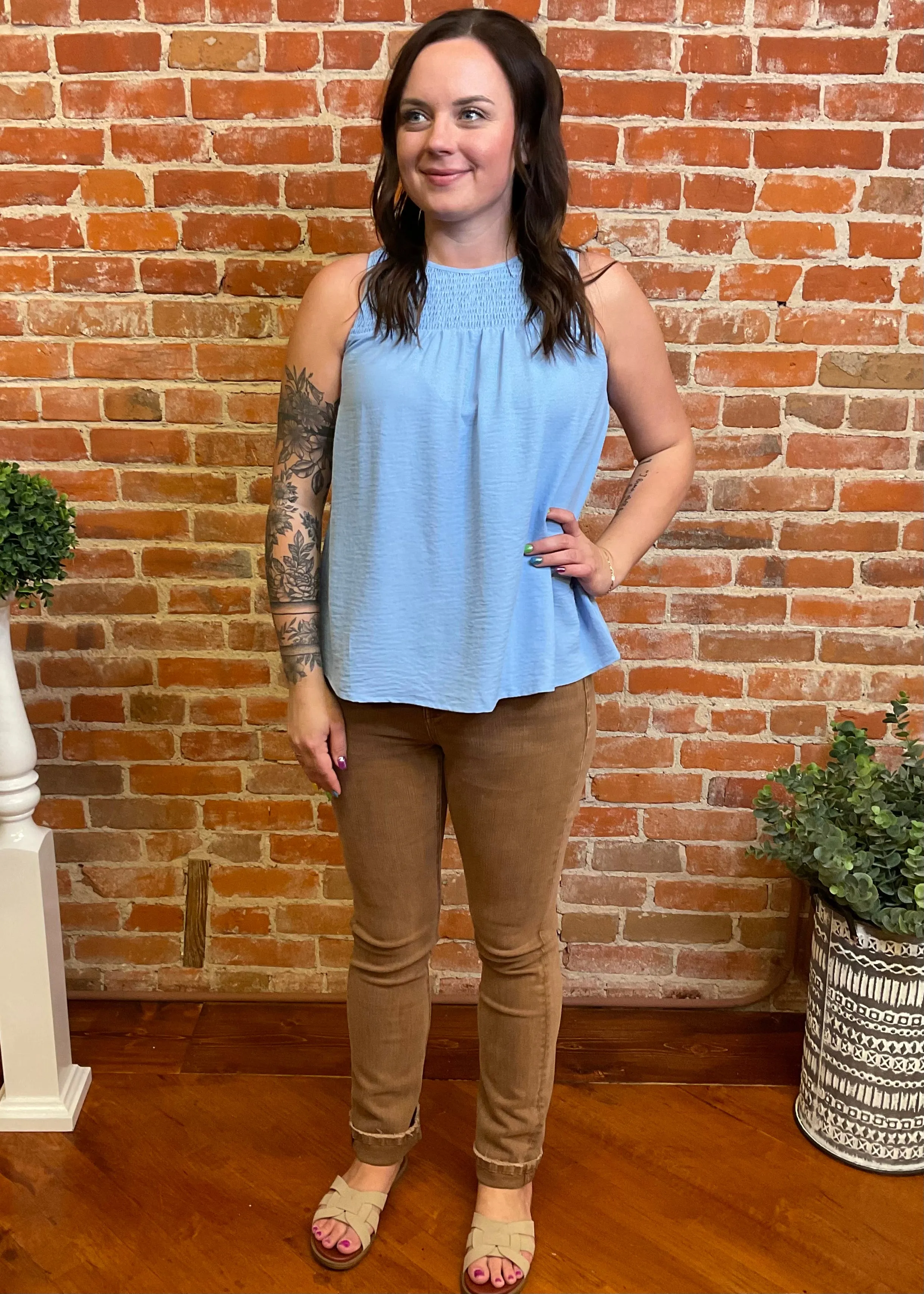 Flying Monkey Toffee Straight Leg Jeans