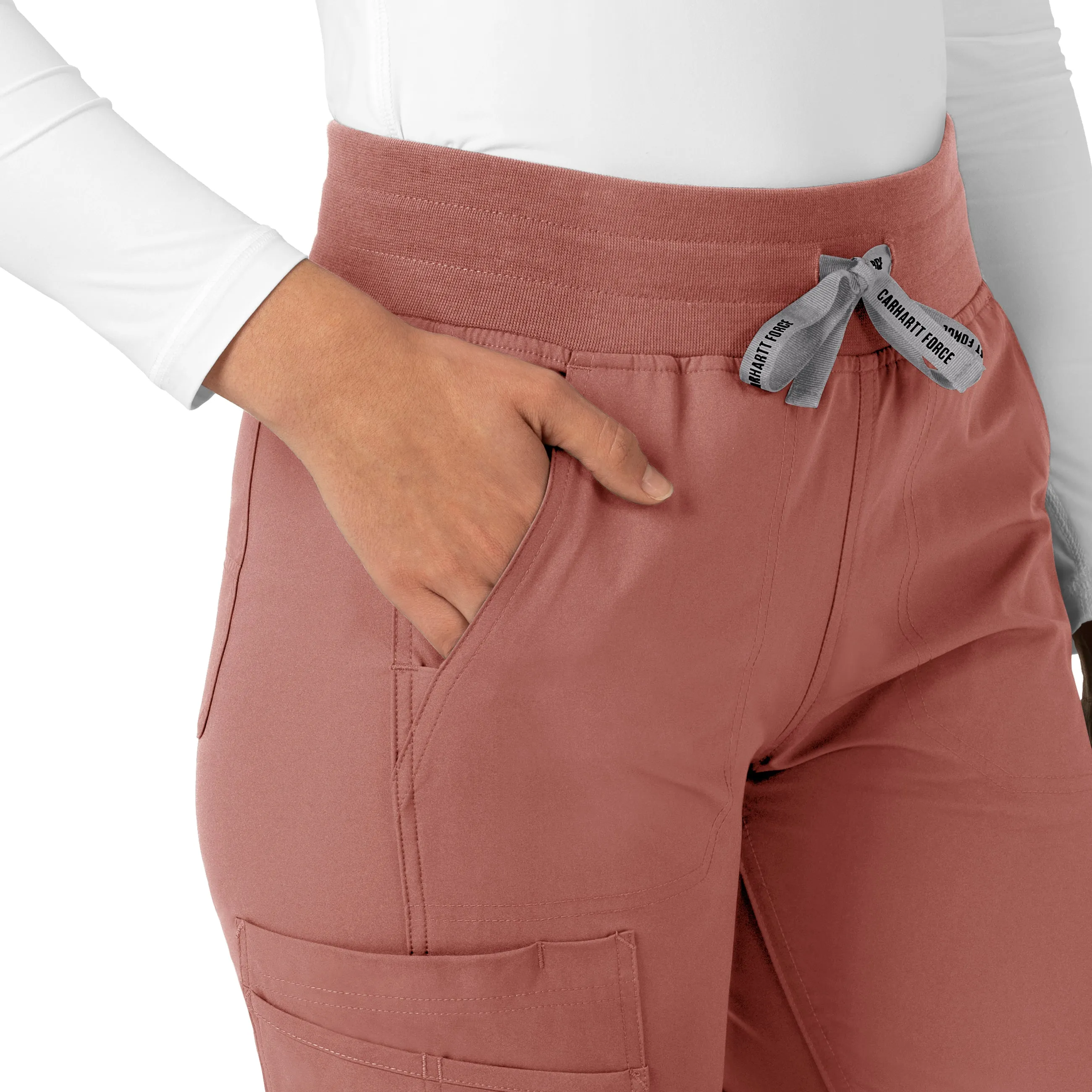 Force Essentials C51113 Jogger Scrub Pants Wildrose