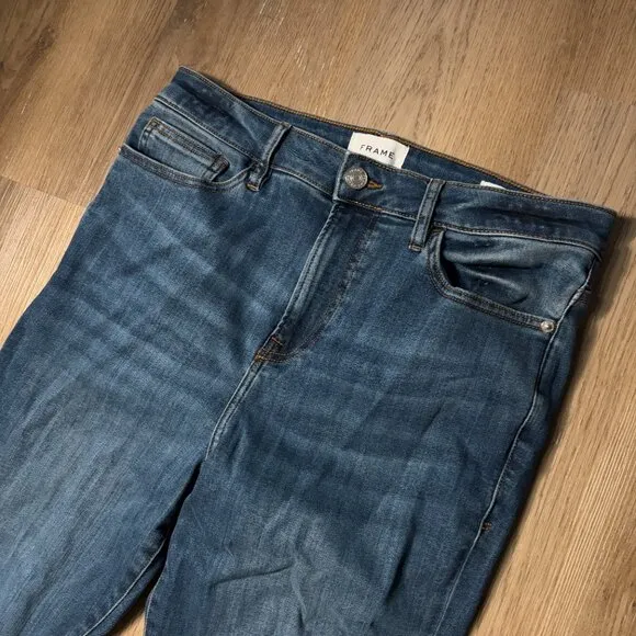 Frame Denim Le Mini Boot Jeans in Poe size 30 31 32 US 10 12 blue