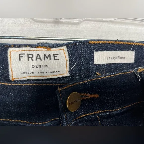 FRAME Le High Flare High Rise Super Stretch Size 31 Women Jeans