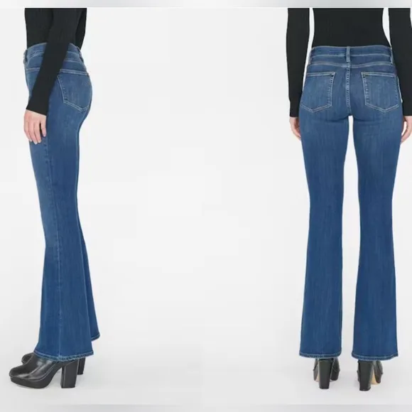 FRAME Le High Flare High Rise Super Stretch Size 31 Women Jeans