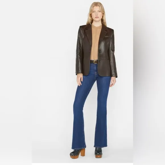 FRAME Le High Flare High Rise Super Stretch Size 31 Women Jeans