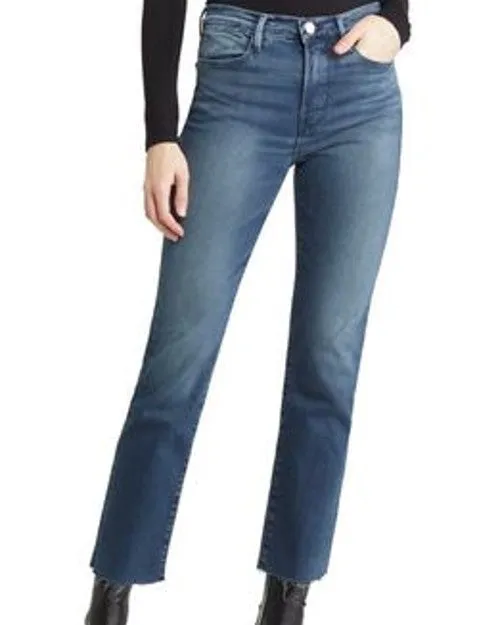 FRAME | Le High Skinny Raw After Jeans | Quincy Grind