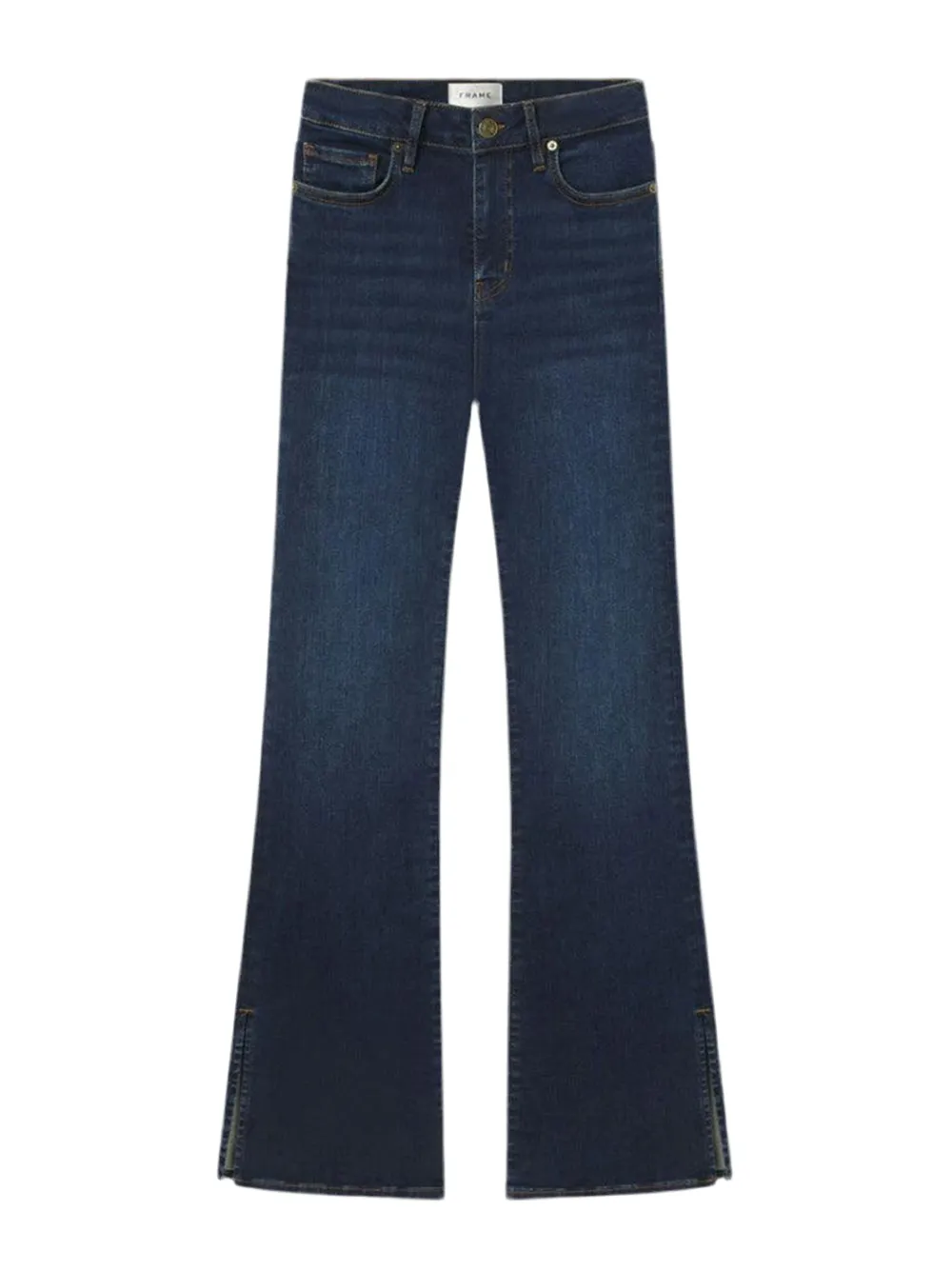 Frame Le Mini Boot Outseam Slit in Moonflower