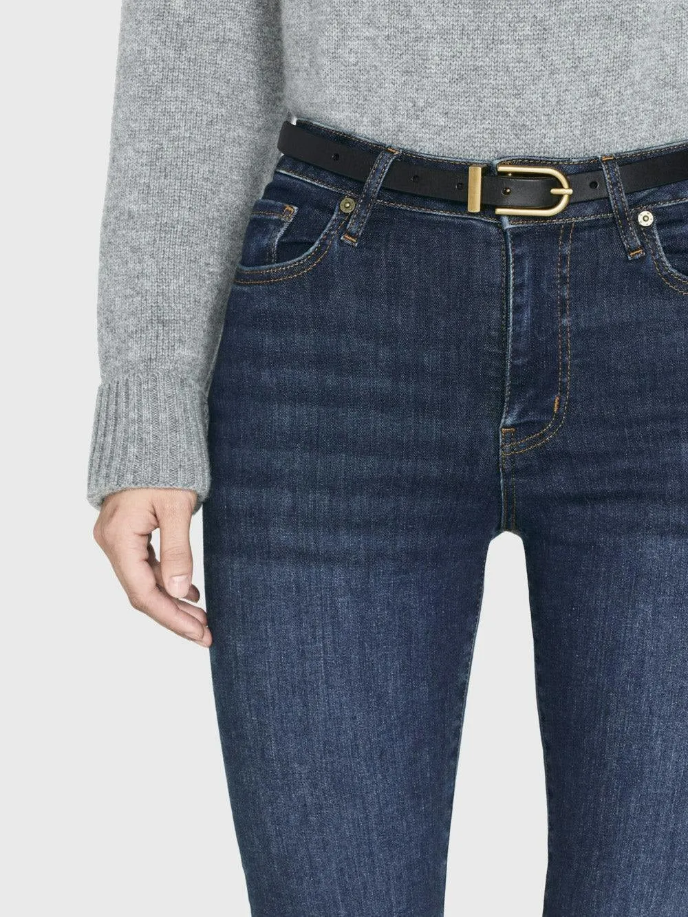 Frame Le Mini Boot Outseam Slit in Moonflower
